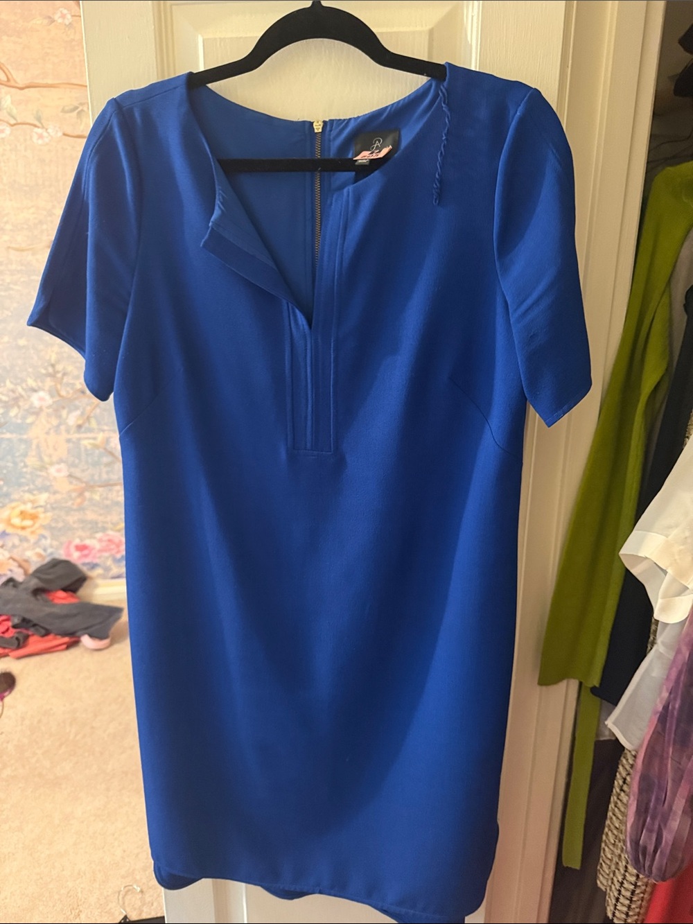 Women's blue dress